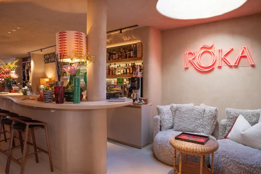 Interieur van Roka Knokke, een restaurant in de omgeving van Happ Knokke